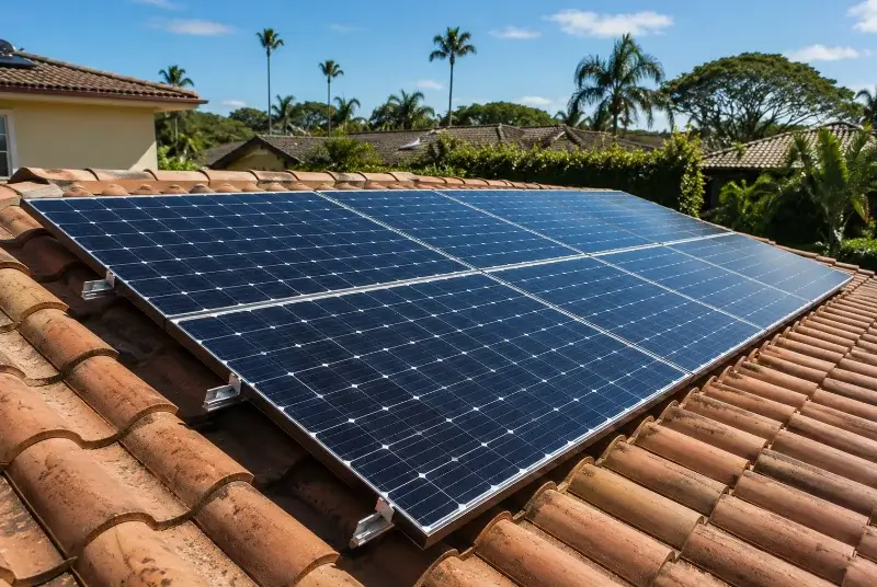 Installation de panneaux solaires à Lécousse